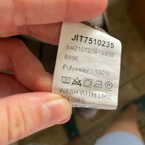 🍂 SHEIN | brown plaid oversized button down trench coat - Picture 9 of 11